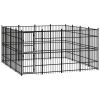 Outdoor Dog Kennel Steel 158.8 ft¬≤