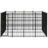 Outdoor Dog Kennel Steel 158.8 ft¬≤